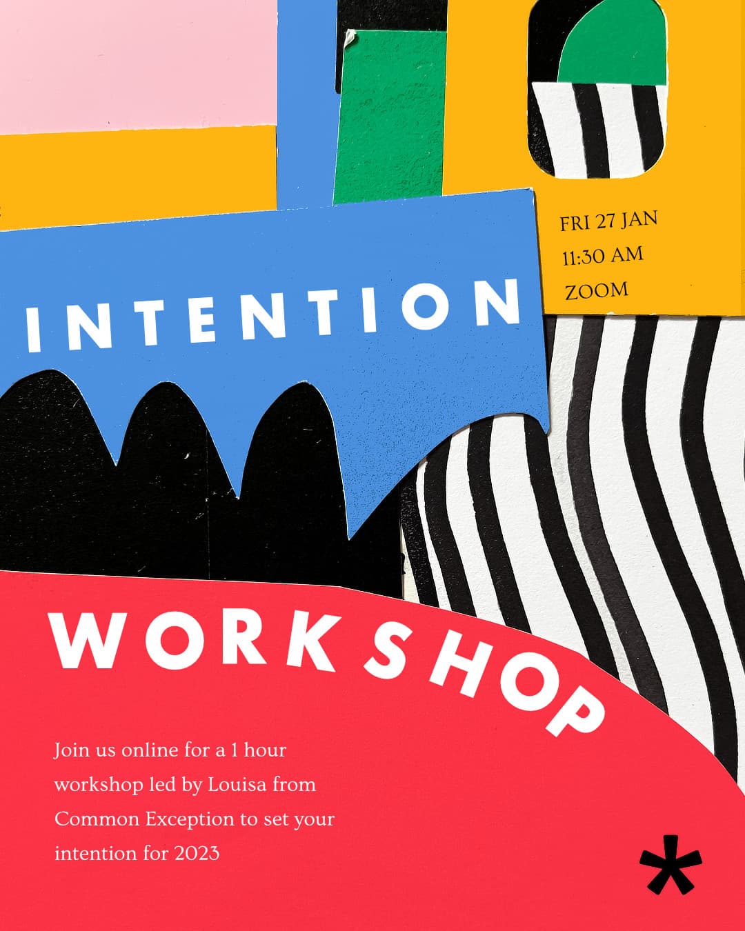 Set your intention workshop 2023